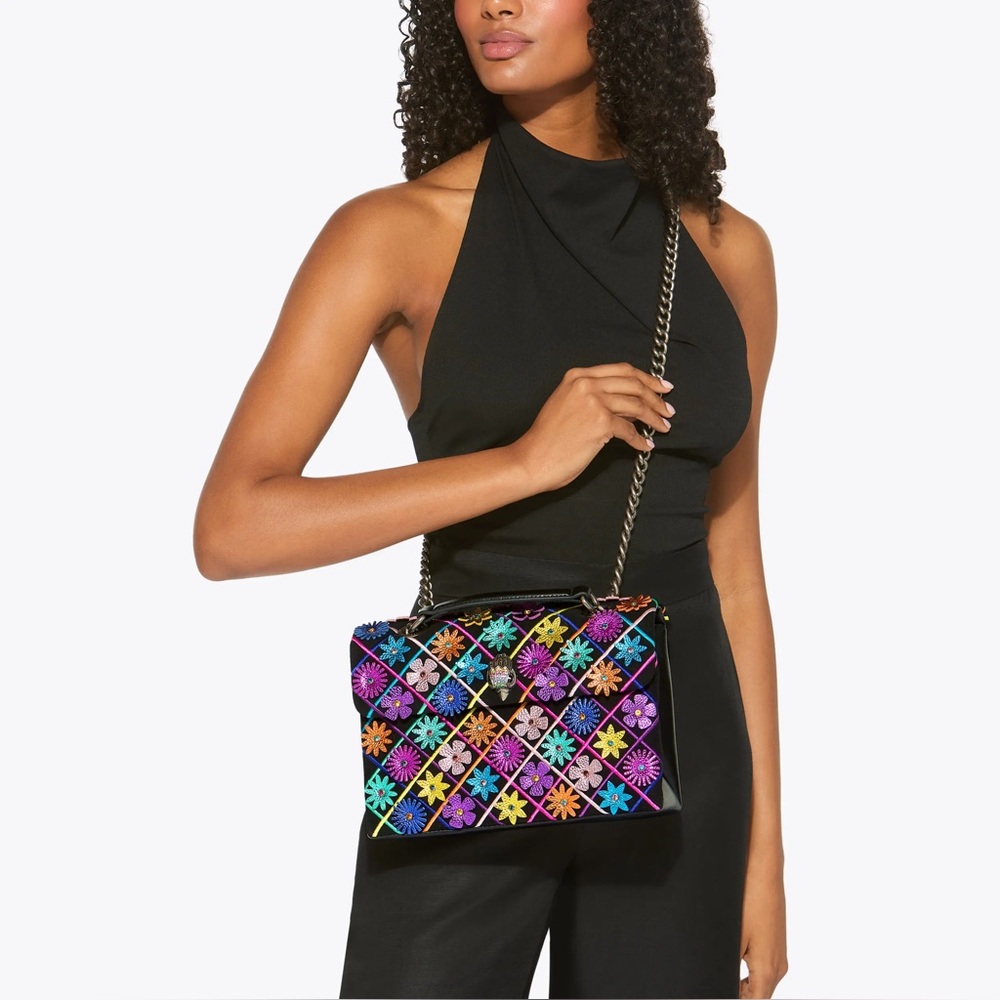 SPRING 26’ KURT GEIGER LONDON Mini Kensington Flowers Crossbody AlexanderMcQueen - Picture 3 of 13